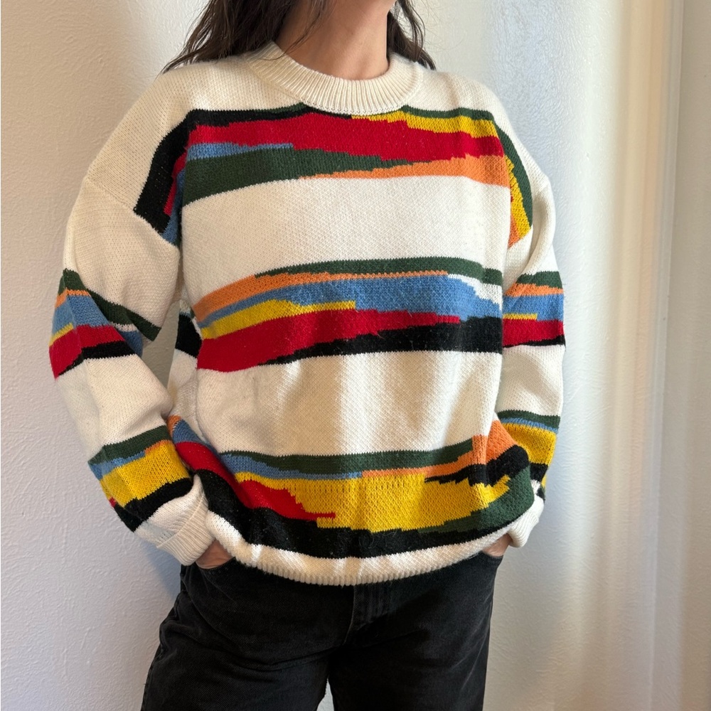 Colorful Abstract Unisex Sweater